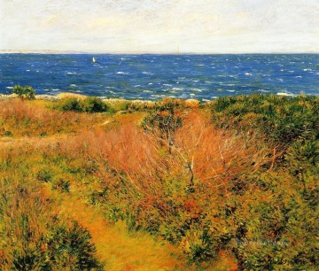 tonalism tonalist Painting - Seascape Tonalism painter Joseph DeCamp